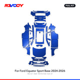 RAVOOY PPF Kit For 2024-2026 Ford Equator Sport Base – Pre-Cut Paint Protection Film Clear Bra