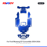 RAVOOY PPF Kit For 2024-2026 Ford Mustang GT Convertible – Pre-Cut Paint Protection Film Clear Bra