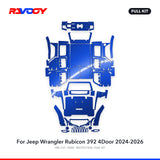 RAVOOY PPF Kit For 2024-2026 Jeep Wrangler Rubicon 392 4Door – Pre-Cut Paint Protection Film Clear Bra