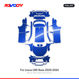 RAVOOY PPF Kit For 2024-2026 Lexus LBX Base – Pre-Cut Paint Protection Film Clear Bra