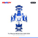 RAVOOY PPF Kit For 2024-2026 Maserati MC20 Cielo – Pre-Cut Paint Protection Film Clear Bra