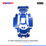 RAVOOY PPF Kit For 2024-2026 Mini Hatchback Cooper E – Pre-Cut Paint Protection Film Clear Bra