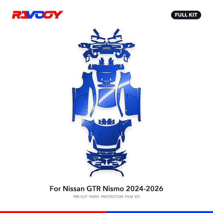 Full vehicle PPF pattern for 2024-2026 Nissan GTR Nismo