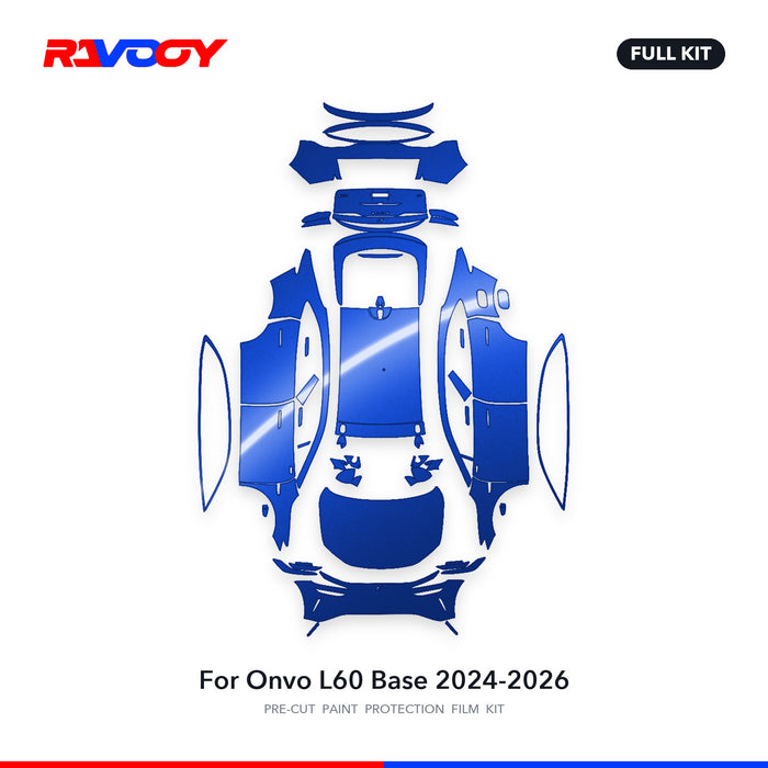 Full vehicle PPF pattern for 2024-2026 Onvo L60 Base