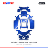 RAVOOY PPF Kit For 2024-2026 Tata Curvv.ev Base – Pre-Cut Paint Protection Film Clear Bra