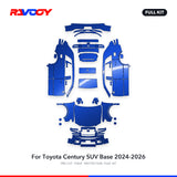 RAVOOY PPF Kit For 2024-2026 Toyota Century SUV Base – Pre-Cut Paint Protection Film Clear Bra