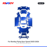 RAVOOY PPF Kit For 2025-2026 Bentley Flying Spur Speed – Pre-Cut Paint Protection Film Clear Bra