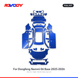 RAVOOY PPF Kit For 2025-2026 Dongfeng Nammi 06 Base – Pre-Cut Paint Protection Film Clear Bra