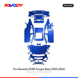 RAVOOY PPF Kit For 2025-2026 Genesis GV80 Coupe Base – Pre-Cut Paint Protection Film Clear Bra