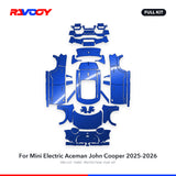 RAVOOY PPF Kit For 2025-2026 Mini Electric Aceman John Cooper – Pre-Cut Paint Protection Film Clear Bra