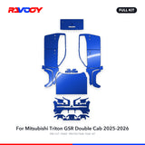 RAVOOY PPF Kit For 2025-2026 Mitsubishi Triton GSR Double Cab – Pre-Cut Paint Protection Film Clear Bra