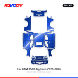 RAVOOY PPF Kit For 2025-2026 RAM 3500 Big Horn – Pre-Cut Paint Protection Film Clear Bra