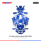 RAVOOY PPF Kit For 2025-2026 Rimac Nevera Base – Pre-Cut Paint Protection Film Clear Bra