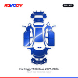 RAVOOY PPF Kit For 2025-2026 Togg T10X Base – Pre-Cut Paint Protection Film Clear Bra