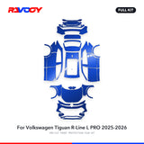 RAVOOY PPF Kit For 2025-2026 Volkswagen Tiguan R-Line L PRO – Pre-Cut Paint Protection Film Clear Bra