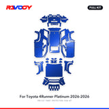 RAVOOY PPF Kit For 2026-2026 Toyota 4Runner Platinum – Pre-Cut Paint Protection Film Clear Bra
