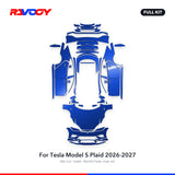 RAVOOY PPF Kit For 2026-2027 Tesla Model S Plaid – Pre-Cut Paint Protection Film Clear Bra