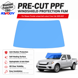 For Nissan Frontier w seat belt cutout Crew P U 2005-2021 Pre-Cut Front Windshield Protection Film