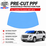 For Cadillac Escalade 4D SUV 2007-2014 Pre-Cut Front Windshield Protection Film