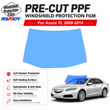 For Acura TL 4D Sdn 2009-2014 Pre-Cut Front Windshield Protection Film