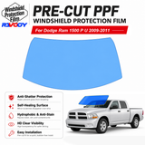 For Dodge Ram 1500 P U 2009-2011 Pre-Cut Front Windshield Protection Film