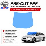 For Honda Civic 4D Sdn 2012-2015 Pre-Cut Front Windshield Protection Film