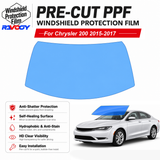 For Chrysler 200 4D Sdn 2015-2017 Pre-Cut Front Windshield Protection Film