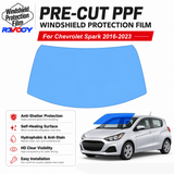 For Chevrolet Spark 4D HB 2016-2023 Pre-Cut Front Windshield Protection Film