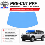 For Ford Bronco 2D SUV 2025-2026 Pre-Cut Front Windshield Protection Film