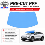 For Cadillac Optiq 4D SUV 2025-2026 Pre-Cut Front Windshield Protection Film